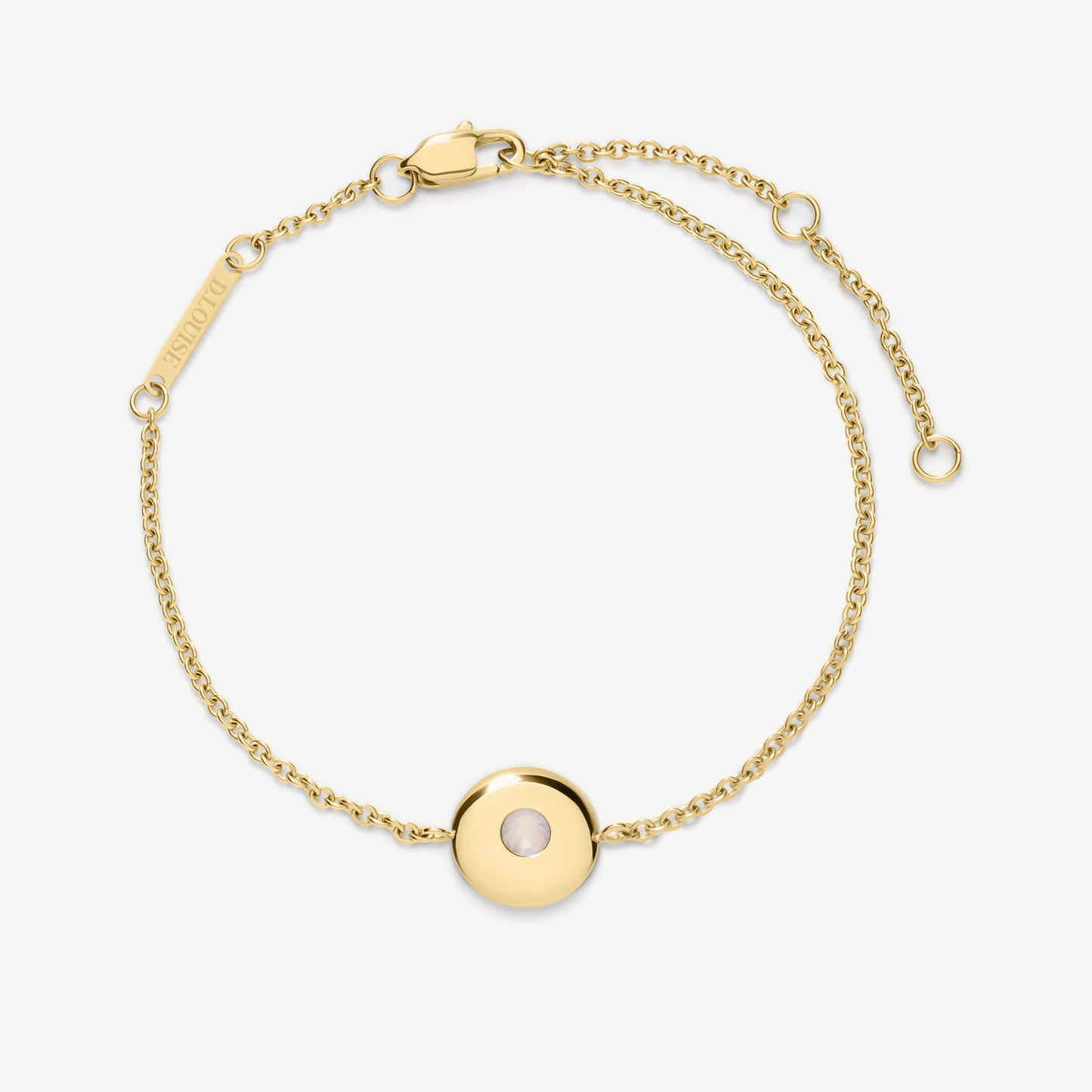 D.Louise Gold June Birthstone Bracelet