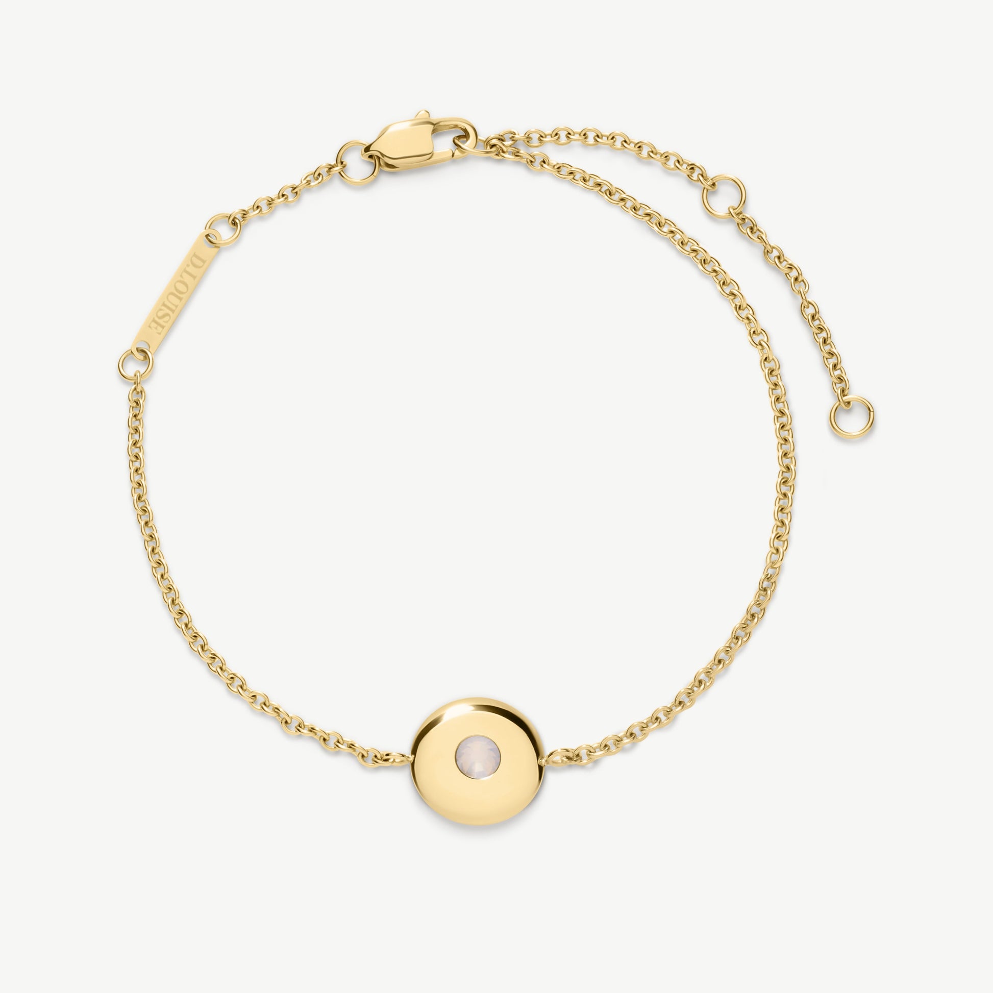 D.Louise Gold June Birthstone Bracelet