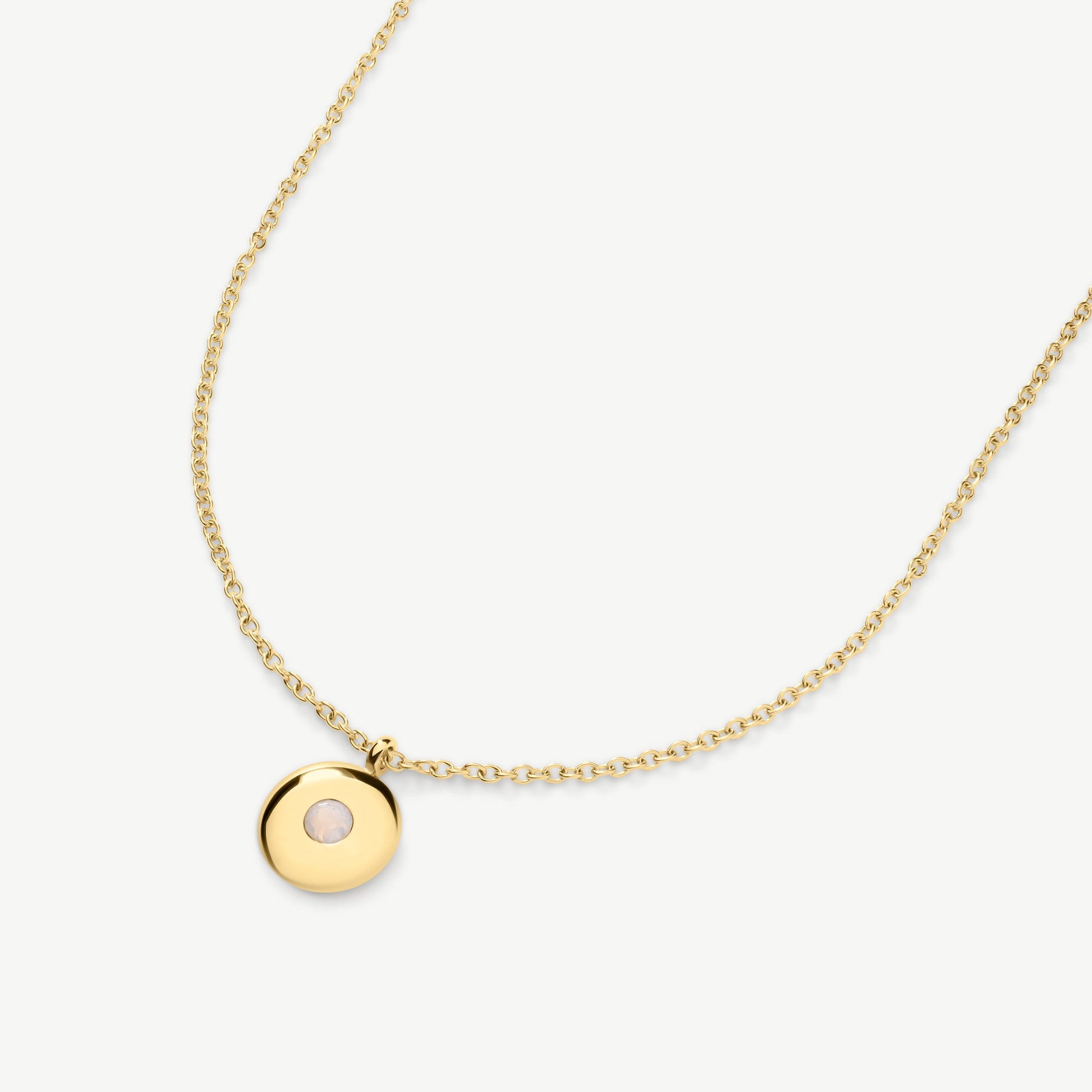 D.Louise Gold June Birthstone Necklace