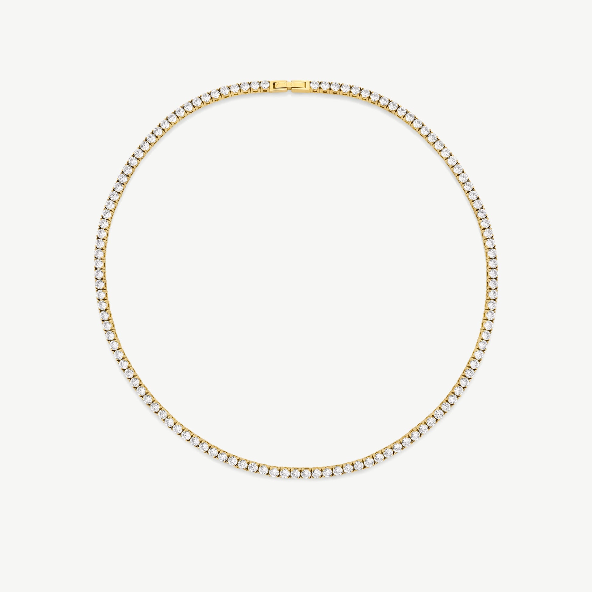 D.Louise Gold Luxe Tennis Necklace