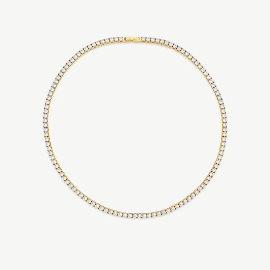 D.Louise Gold Luxe Tennis Necklace 