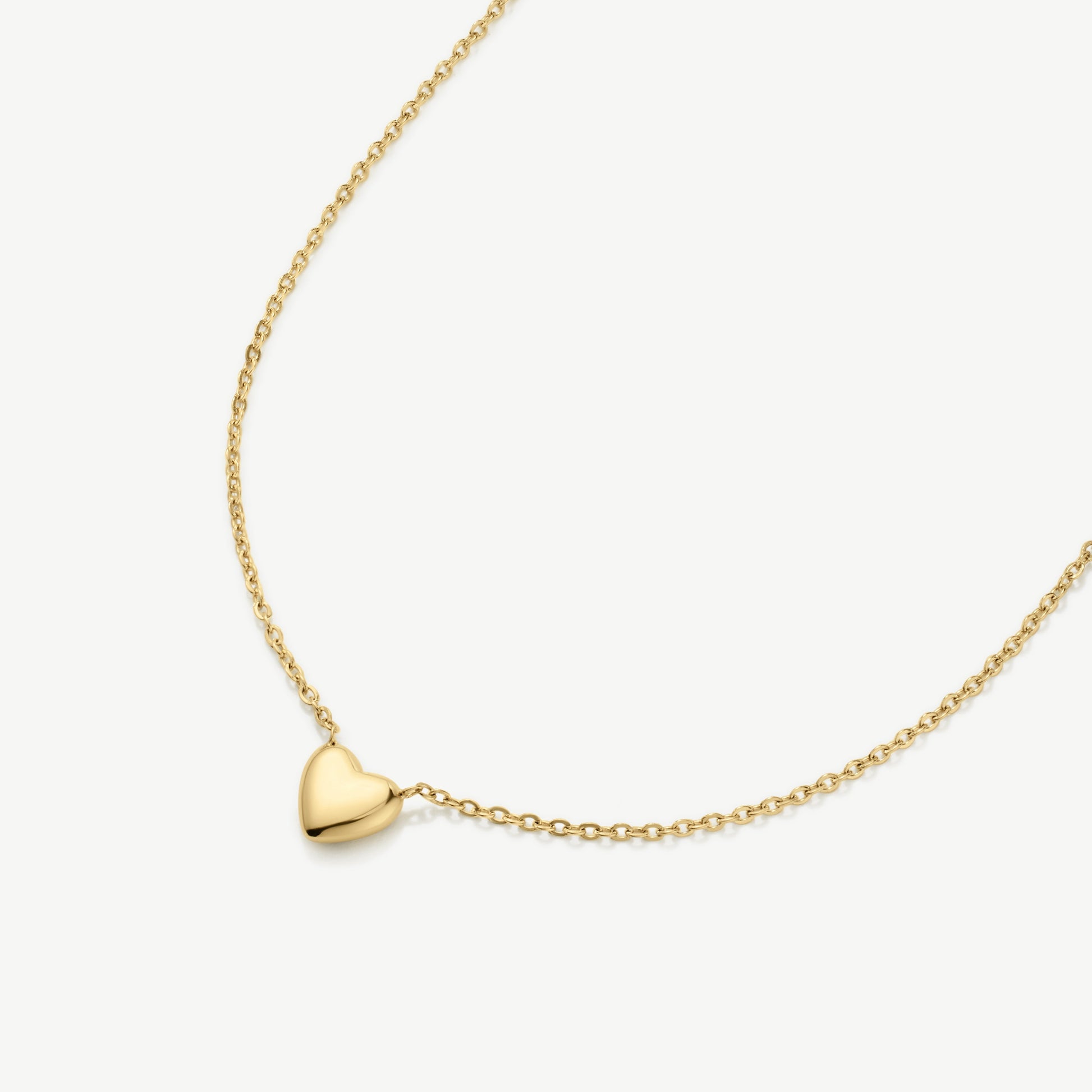 D.Louise Gold Mini Heart Necklace
