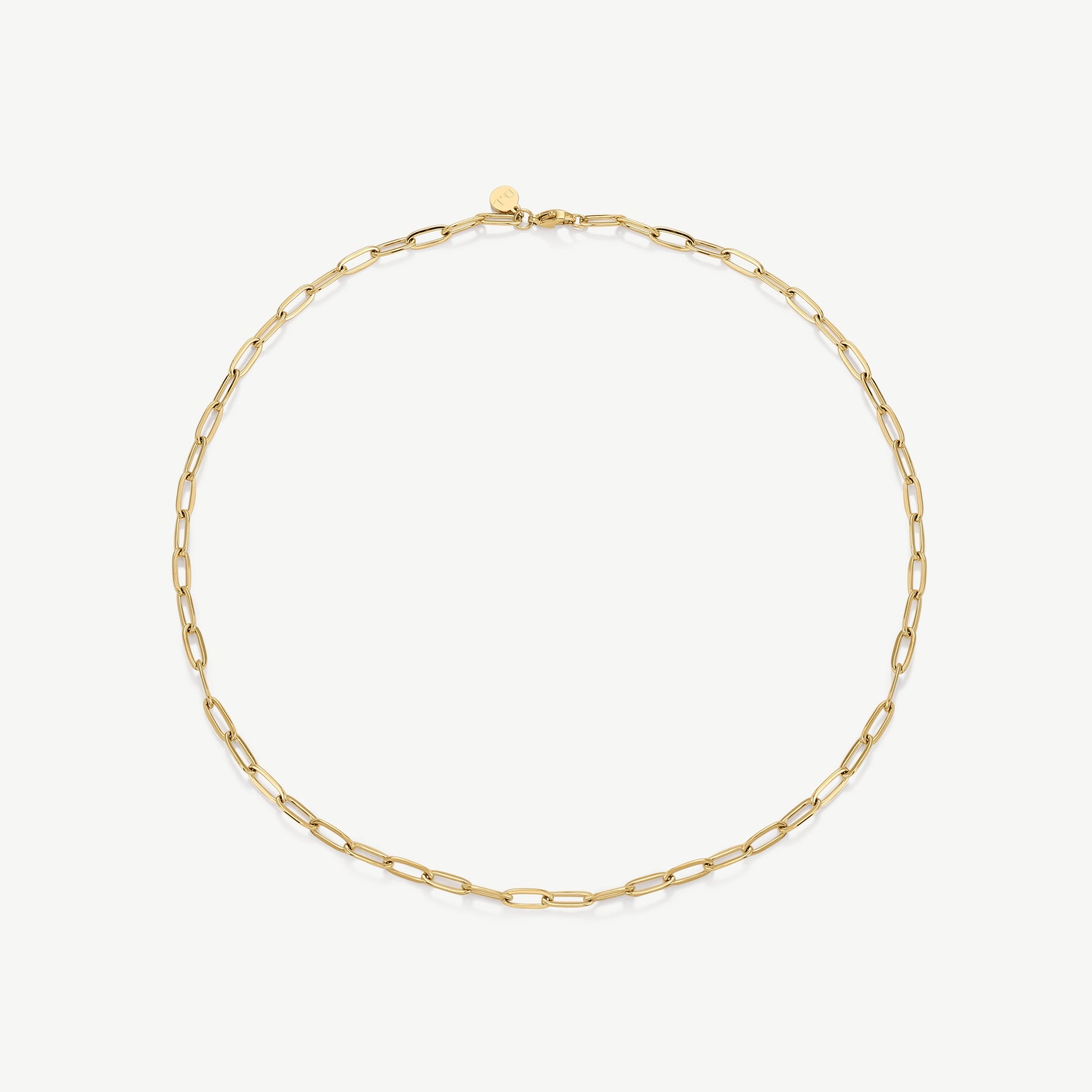 D.Louise Gold Paperclip Necklace