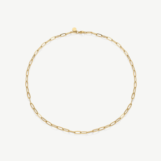 D.Louise Gold Paperclip Necklace