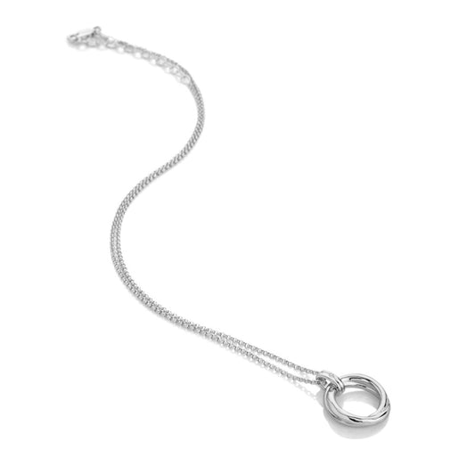 Silver Aura Pendant Necklace