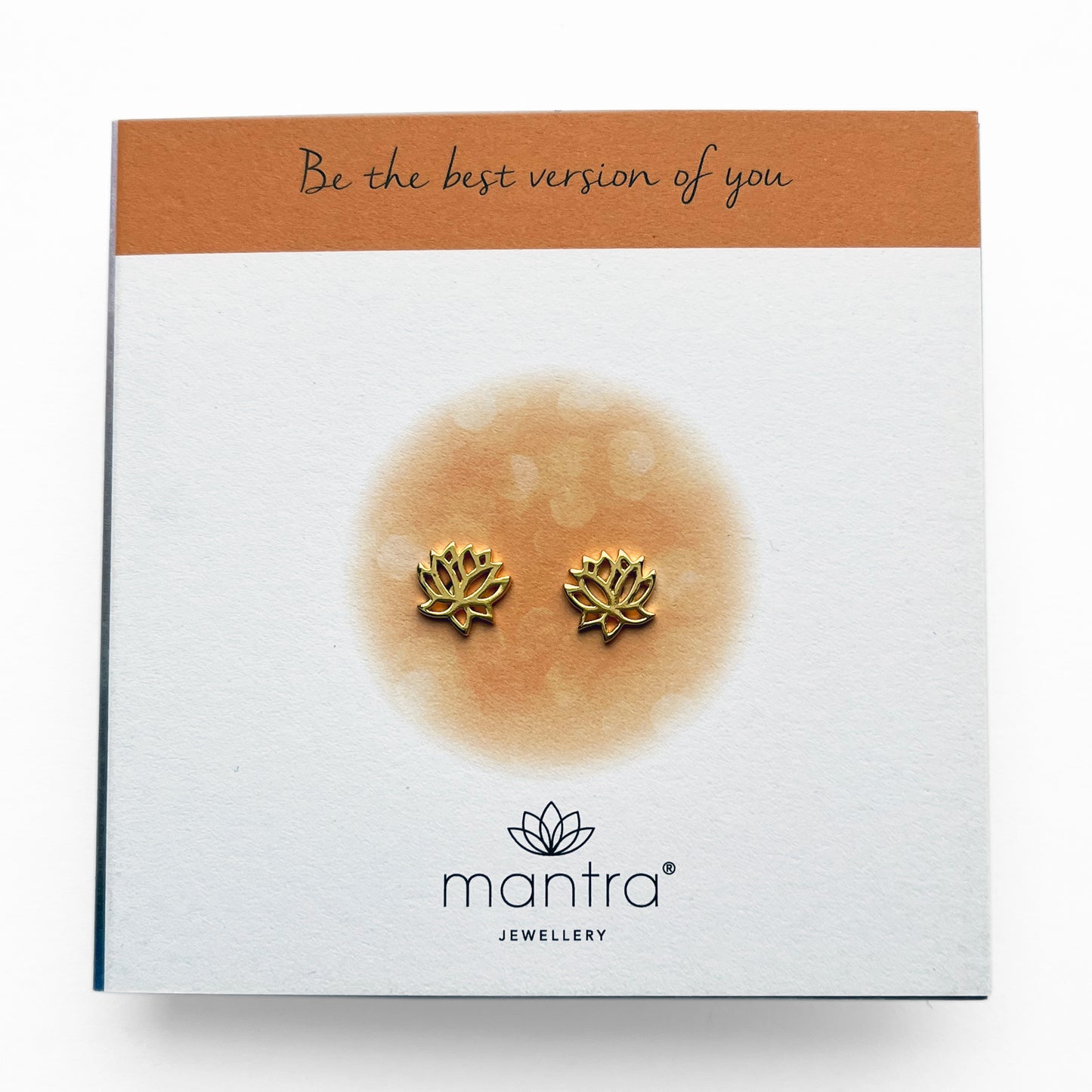 Lotus Earrings in Gold