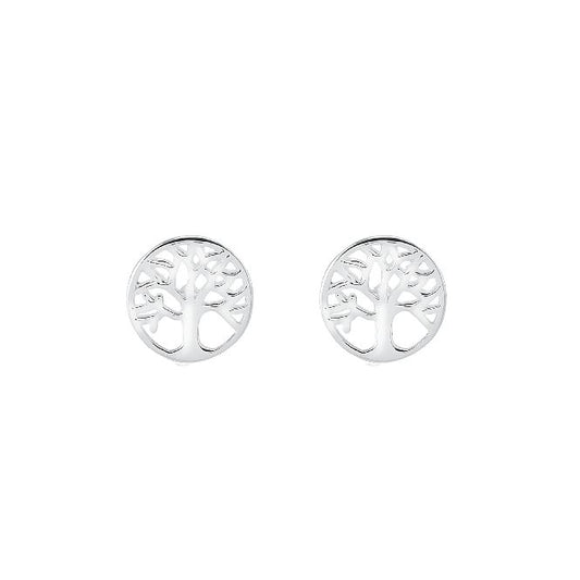 Family Tree Earrings in Sterling Silver