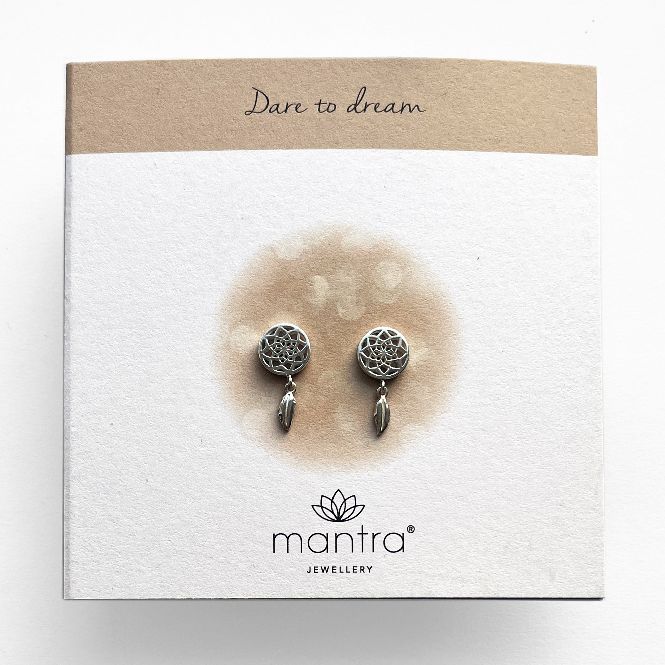 Dreamcatcher Earrings in Sterling Silver
