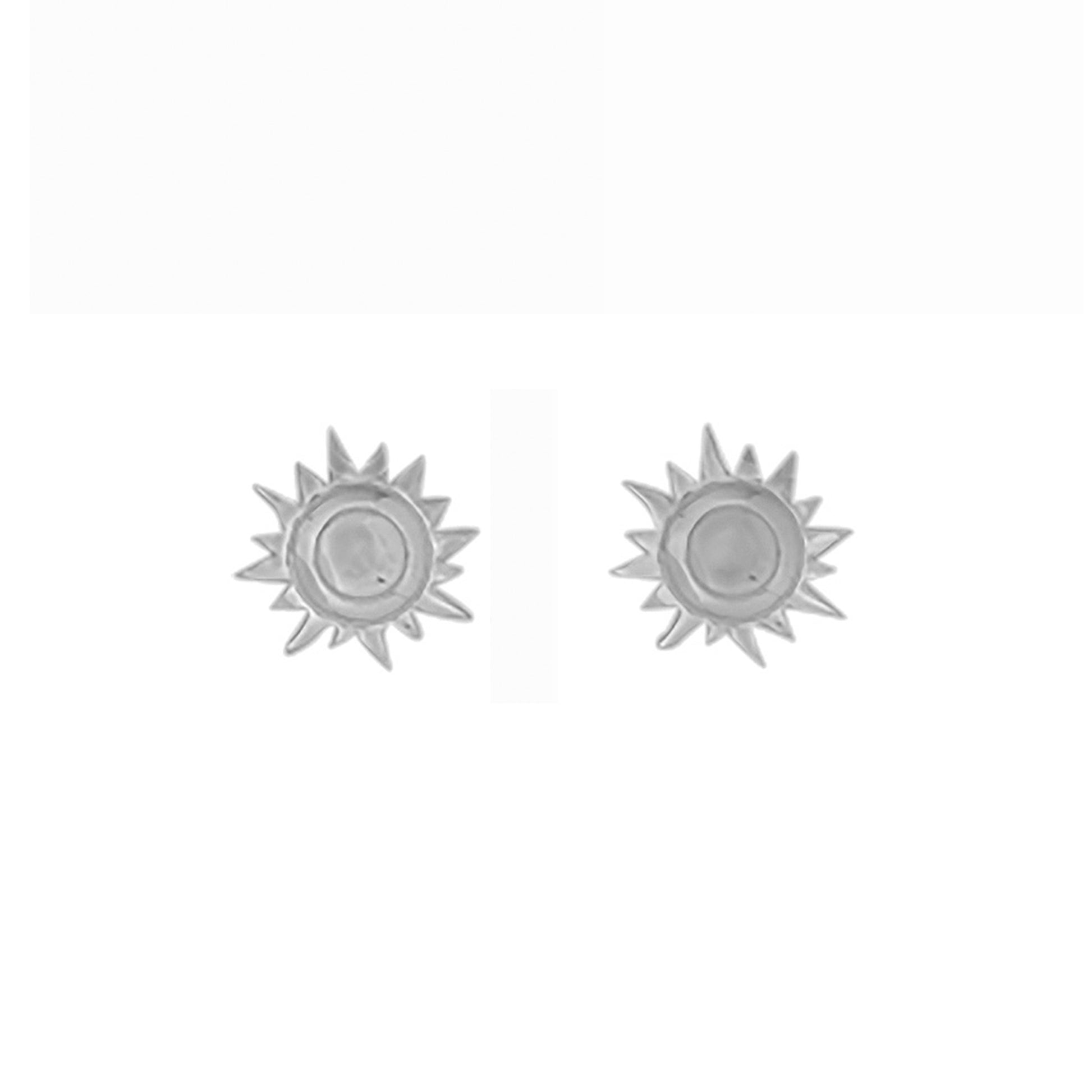 Mantra Jewellery Sun Earrings in Sterling Silver