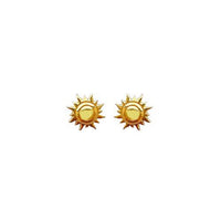 Sun Earrings in Gold