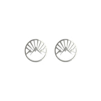 Mountain Earrings in Sterling Silver