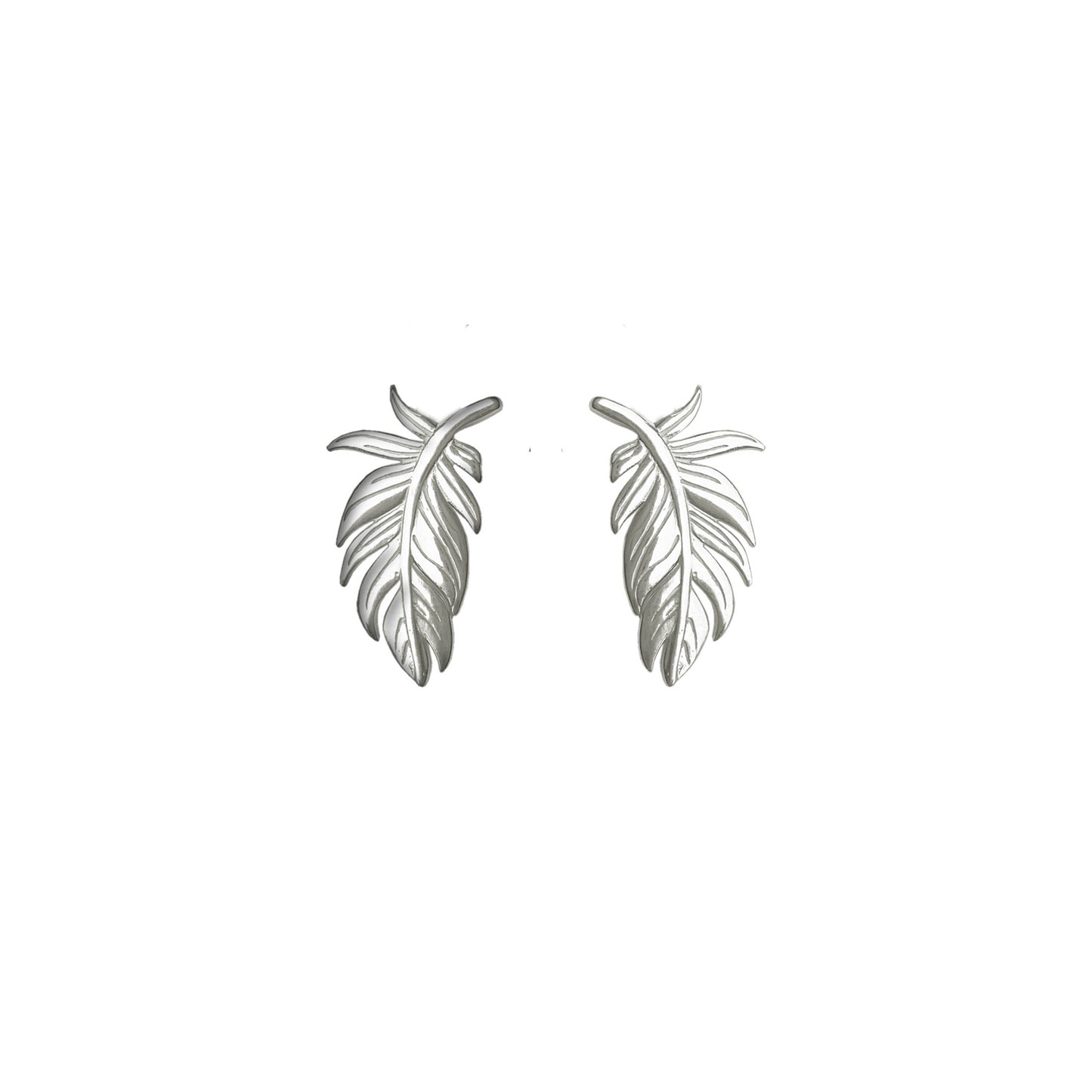 Plume Earrings in Sterling Silver