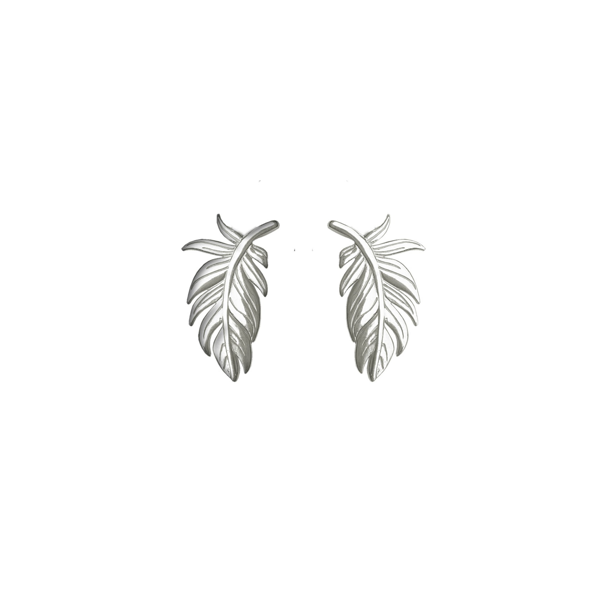 Mantra Jewellery Plume Earrings in Sterling Silver