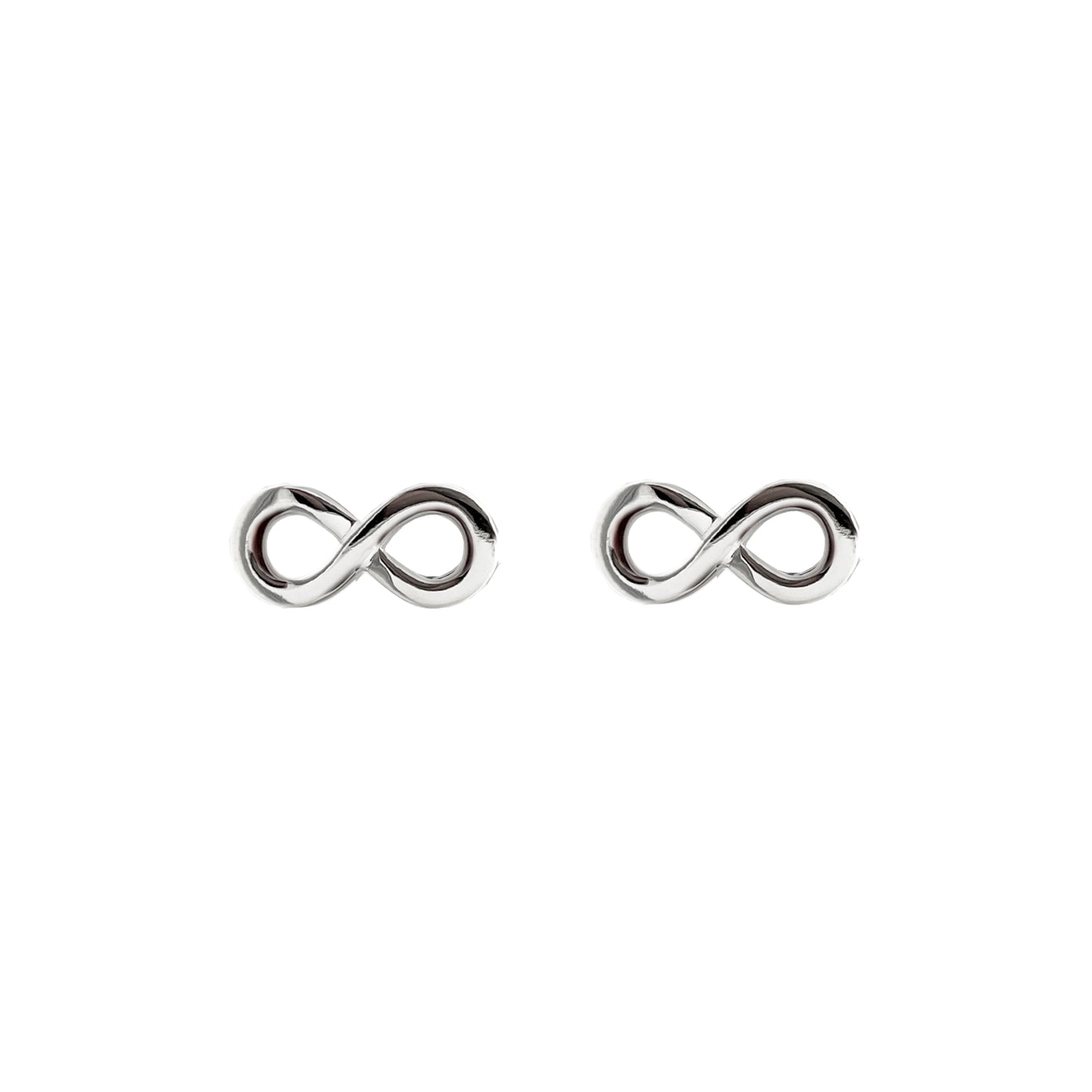 Sister Infinity Earrings in Sterling Silver
