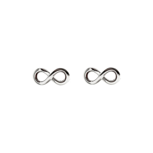 Sister Infinity Earrings in Sterling Silver