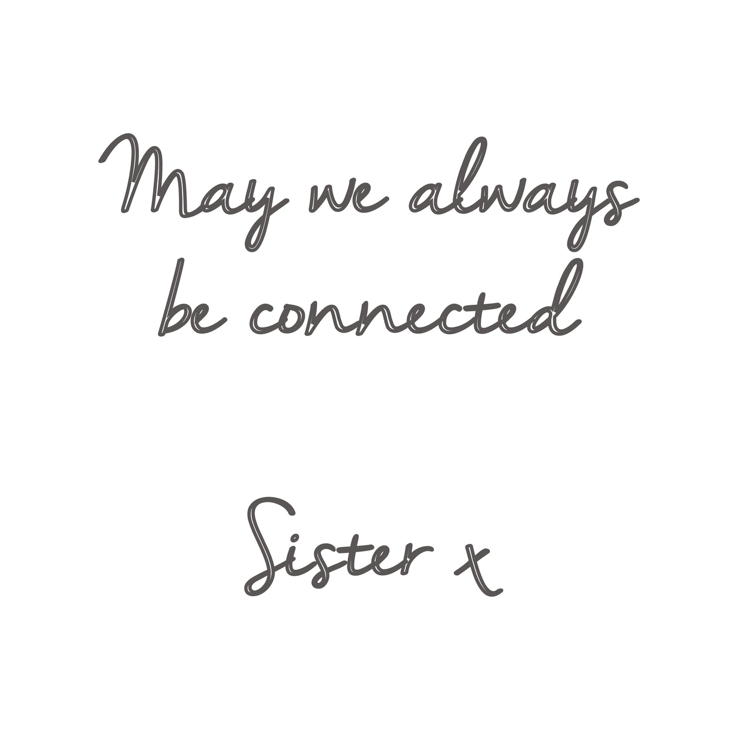 Sister Infinity Earrings in Sterling Silver