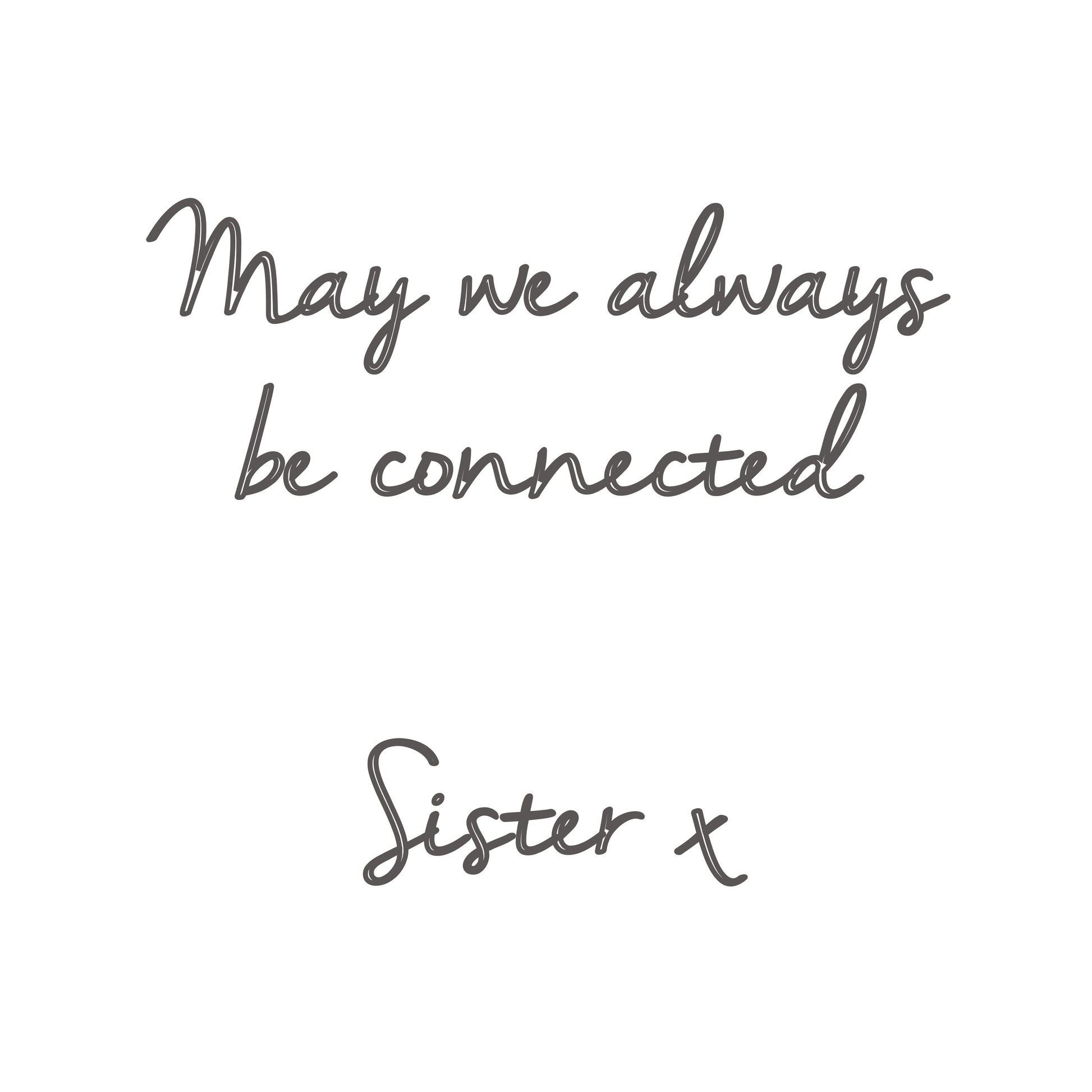 Mantra Jewellery Sister Infinity Earrings in Sterling Silver