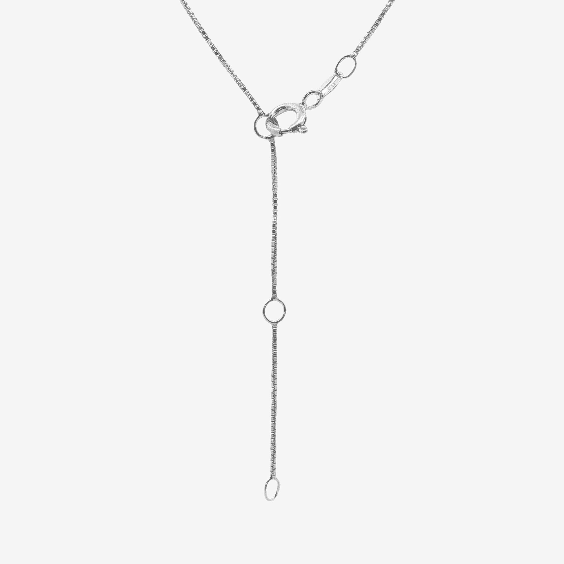 Grace & Co Silver 6mm Snake Light Box Chain Necklace, 45cm