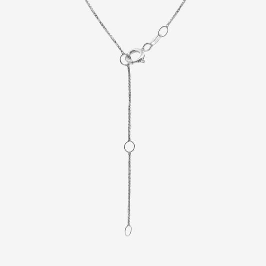 Silver 6mm Snake Light Box Chain Necklace, 45cm