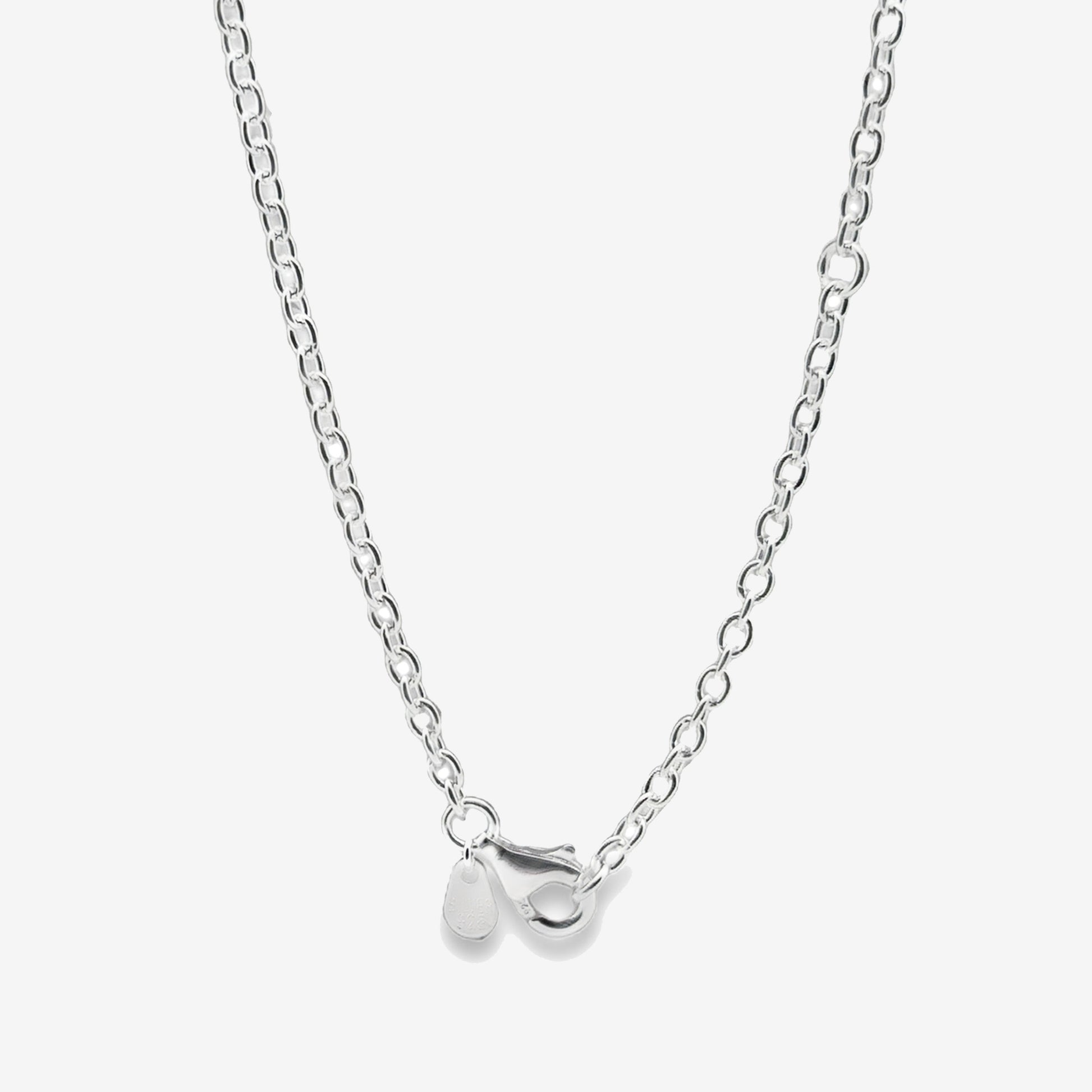 Grace & Co Silver Classic Chain Necklace, 85cm