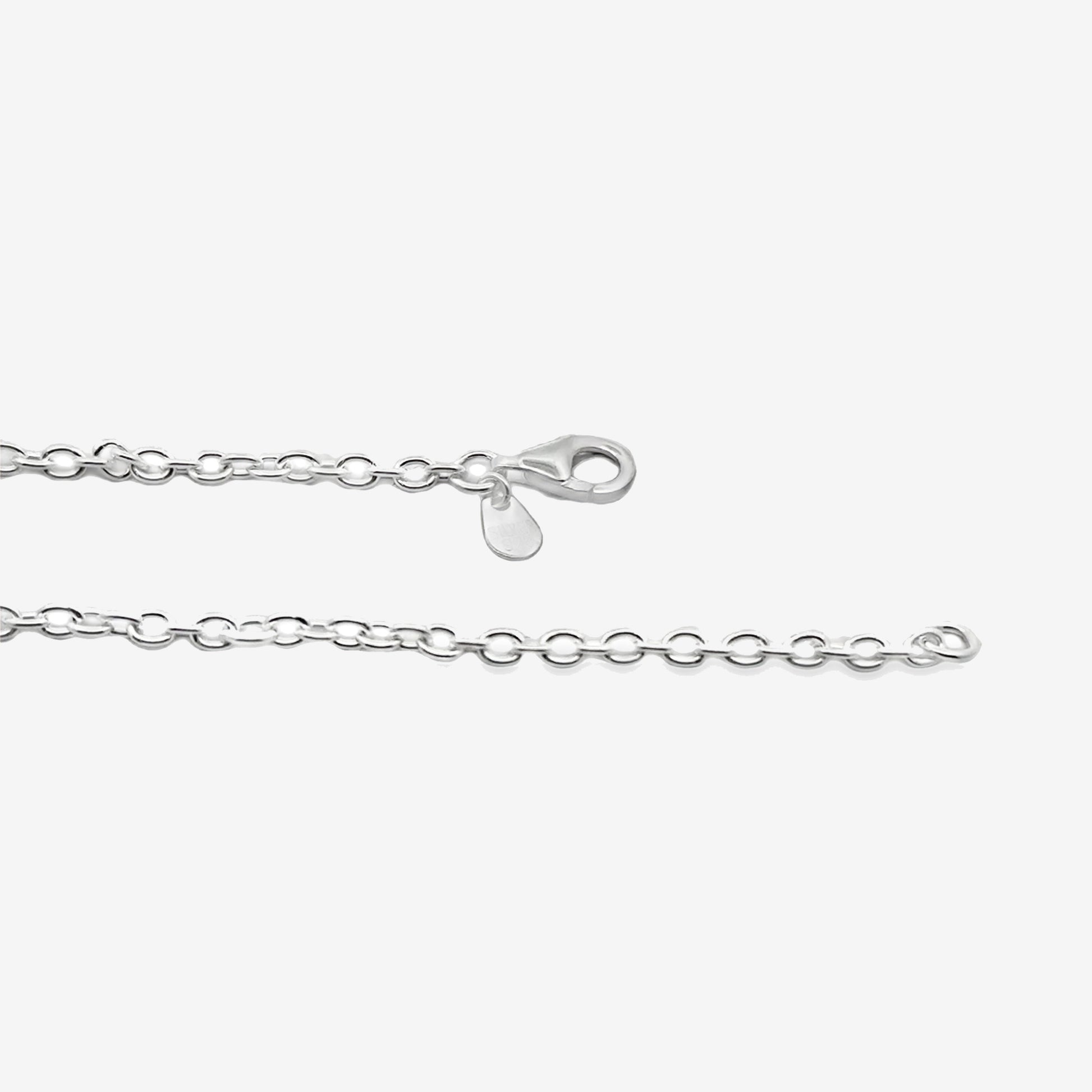 Grace & Co Silver Classic Chain Necklace, 85cm