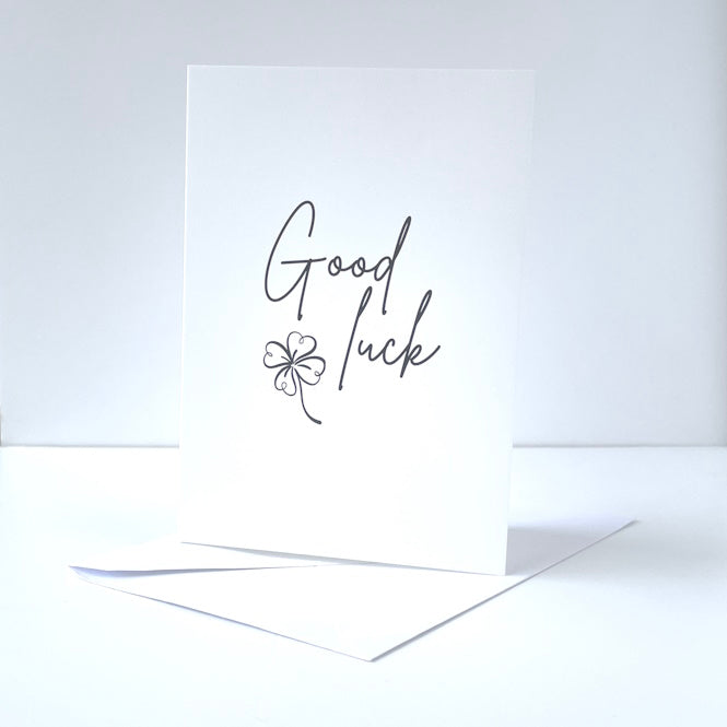Greeting Card - Good Luck