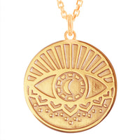All Seeing Eye myMantra Necklace in Rose Gold, 45cm
