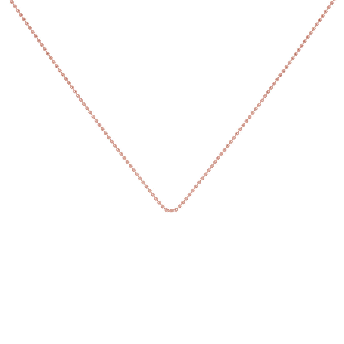 Mantra Jewellery Ball Chain in Rose Gold, 55-60cm