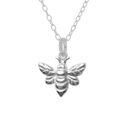 Mantra Jewellery Bee Necklace in Sterling Silver