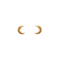 Crescent Moon Earrings in Gold