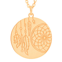 Dreamcatcher myMantra Necklace in Rose Gold, 80cm