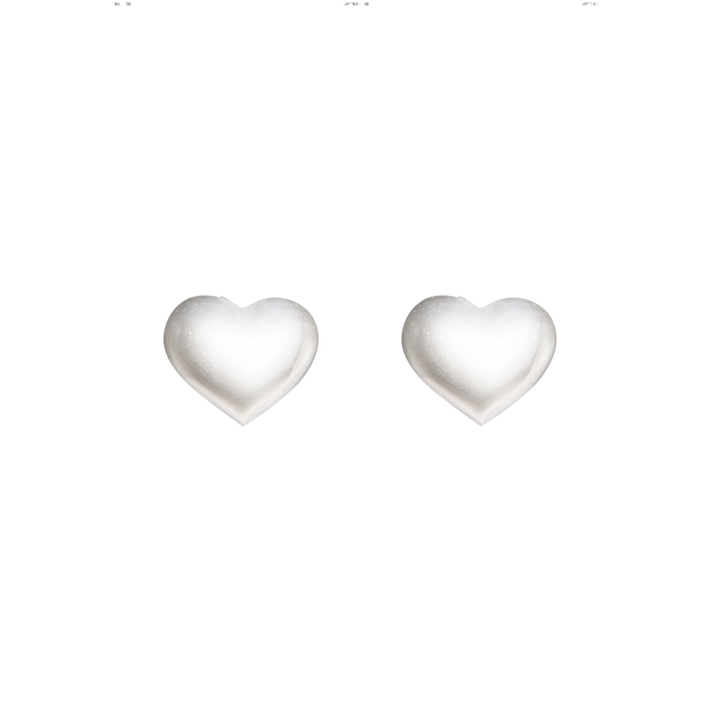 Mantra Jewellery Heart Earrings in Sterling Silver