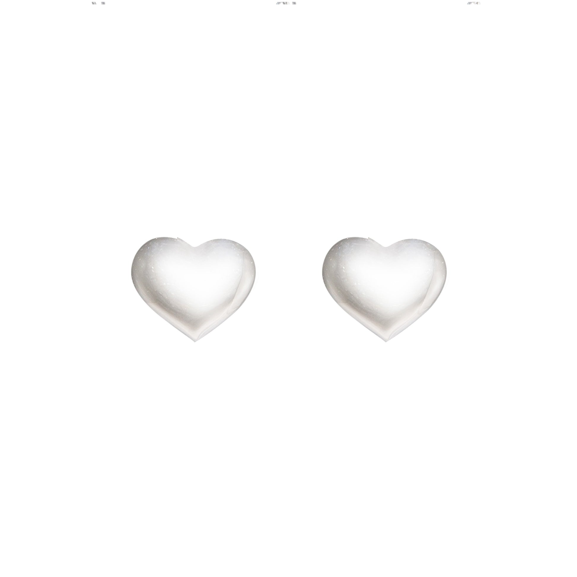 Mantra Jewellery Heart Earrings in Sterling Silver