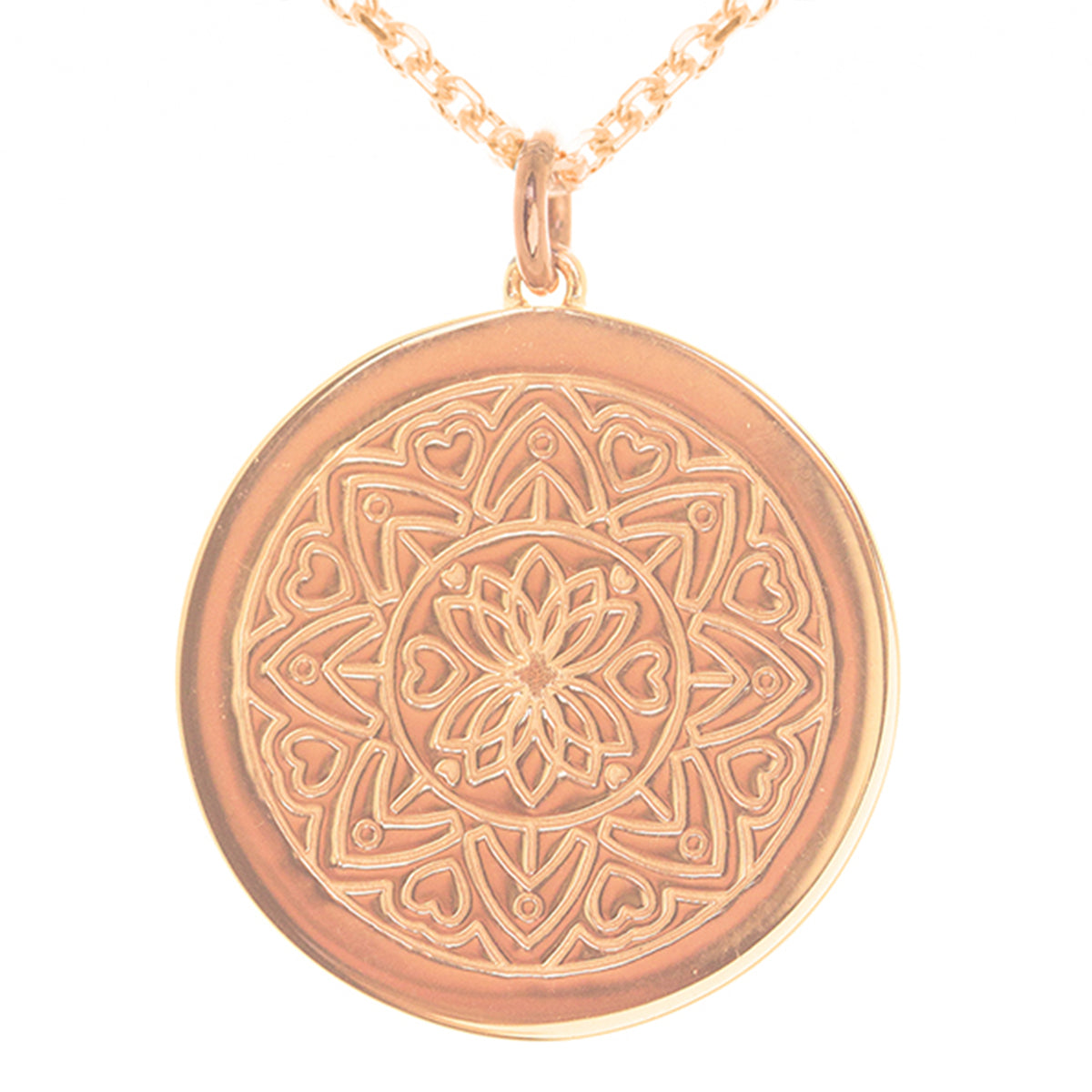 Mantra Jewellery Love Mandala myMantra Necklace in Rose Gold