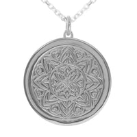 Love Mandala myMantra Necklace in Sterling Silver, 45cm