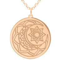 Moon & Sun myMantra Necklace in Rose Gold, 45cm