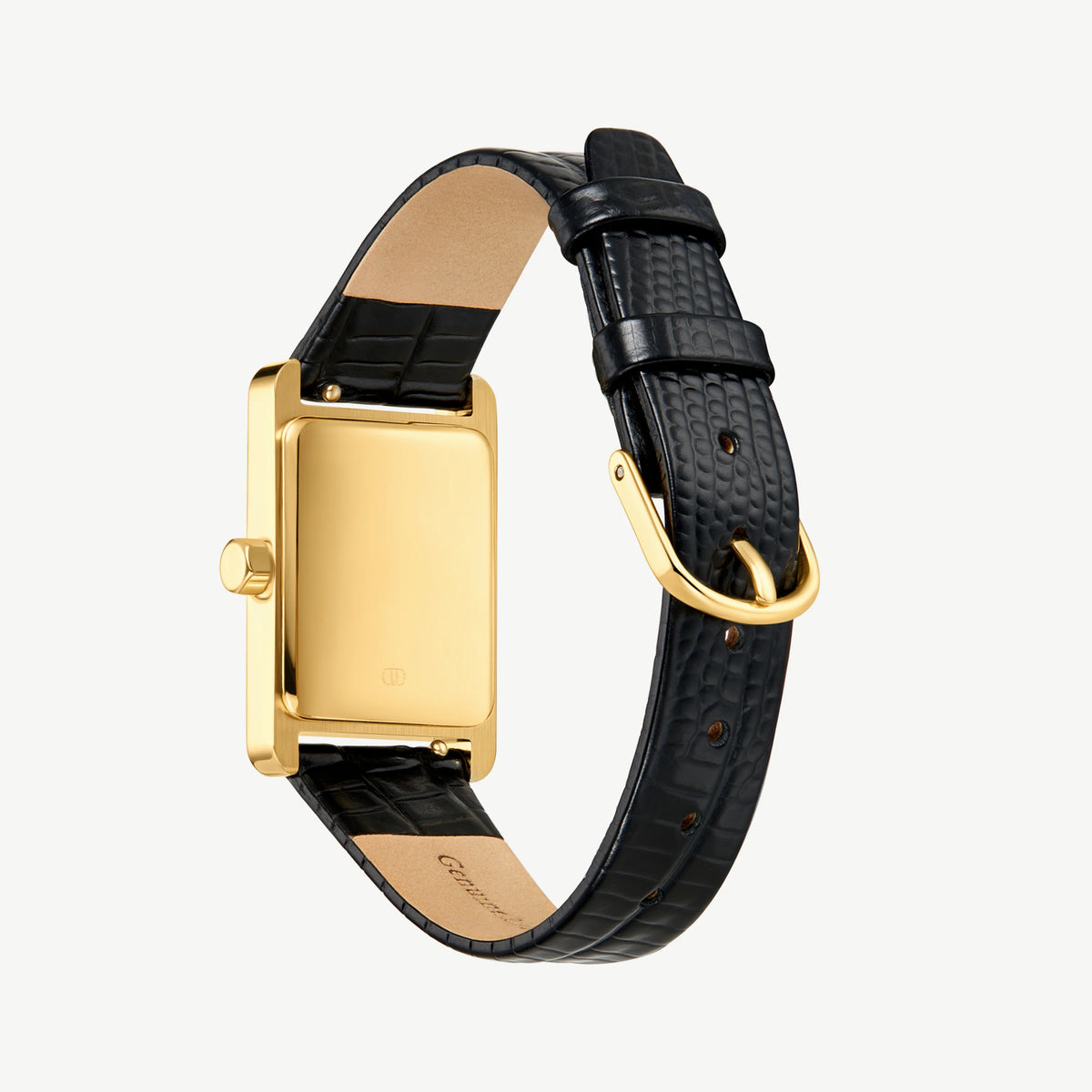Classic Leather Rectangle Watch