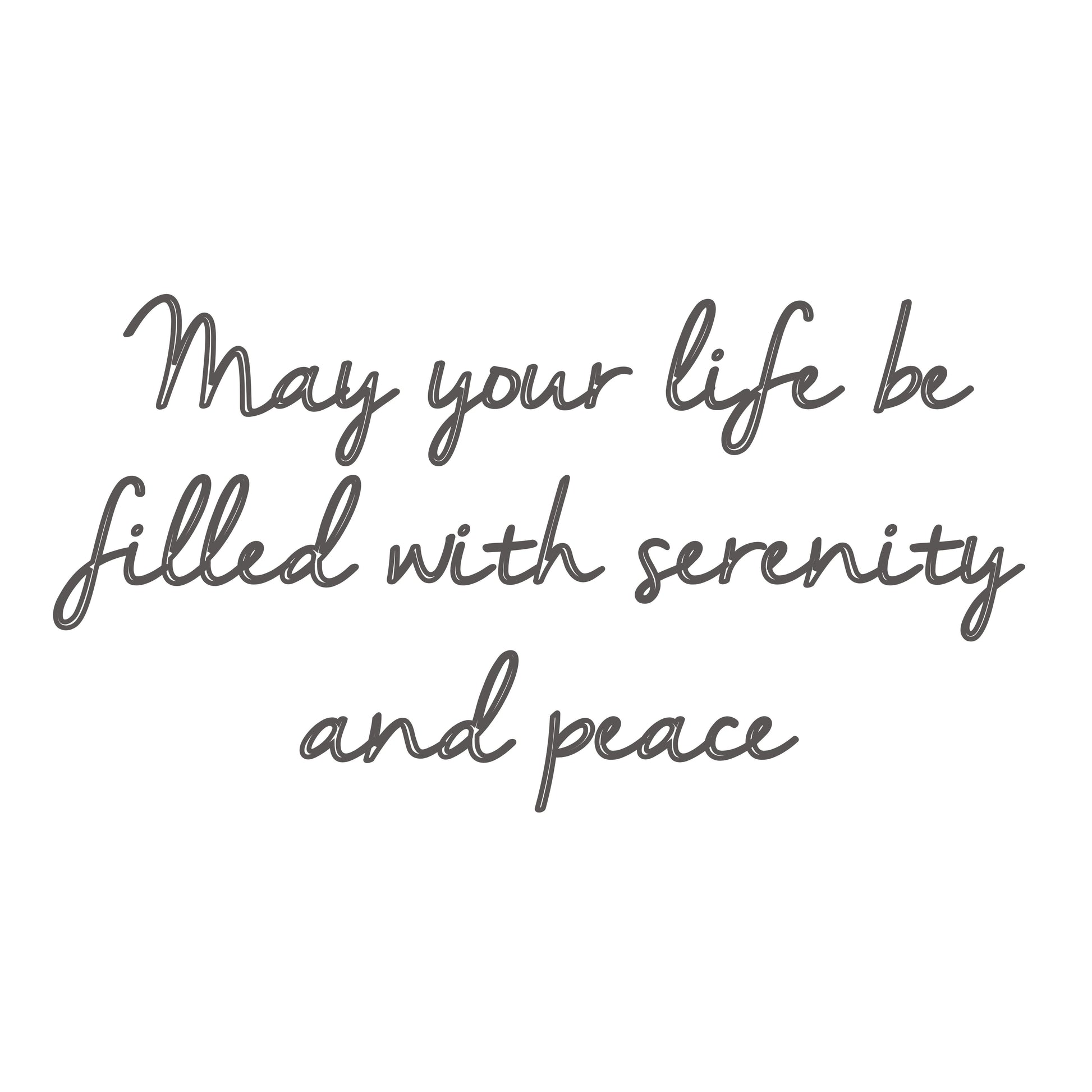 Mantra Jewellery Peace Bar Necklace in Silver