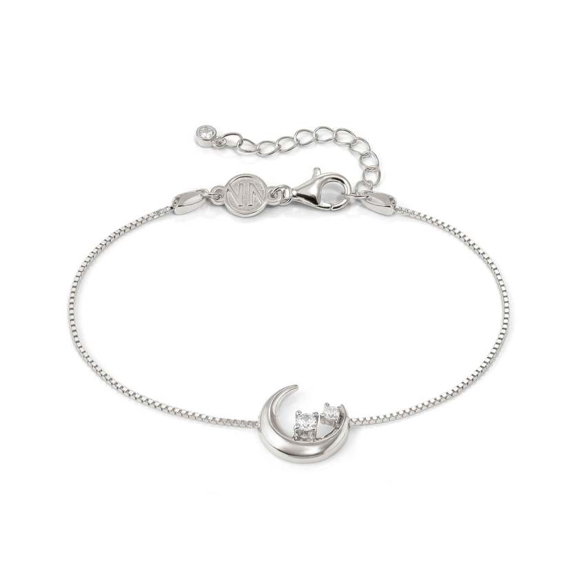 Nomination Dreams Beats Moon Bracelet in Silver with CZ