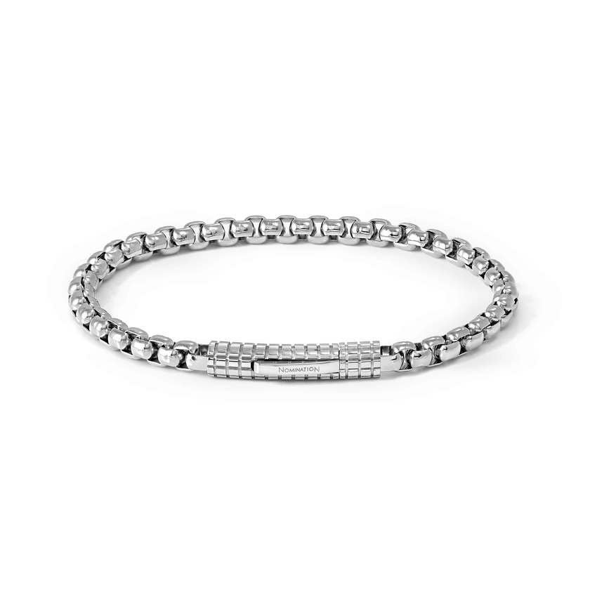 Nomination ManVision 5mm Link Bracelet in Silver Steel