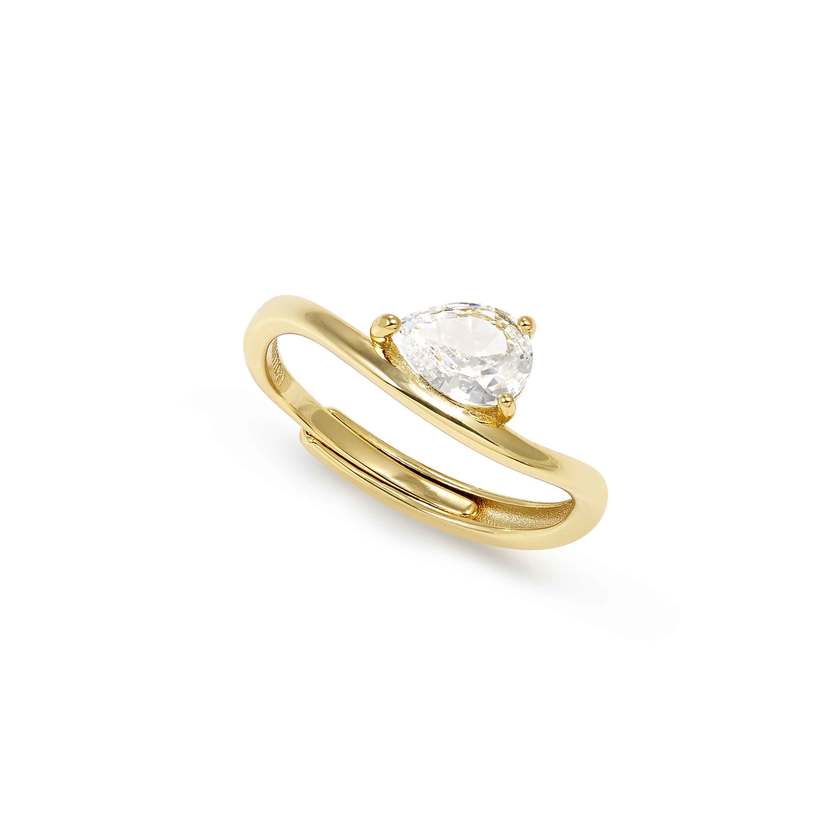 Nomination My Rebel Art Ring in Gold with Oval CZ