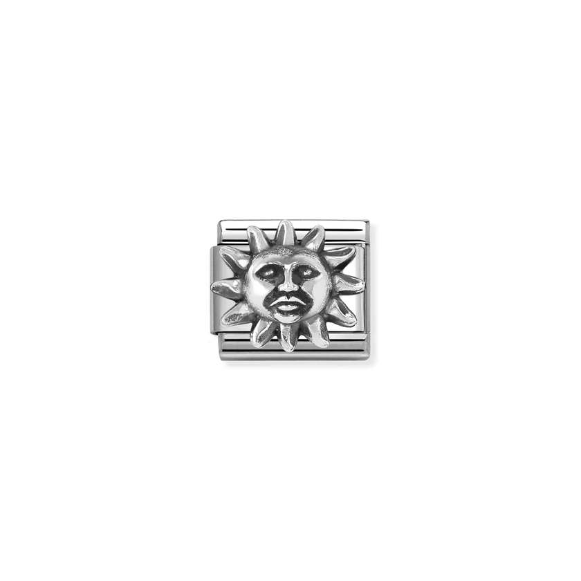 Nomination Classic Oxidised Silver Sun Flowers & Nature Charms