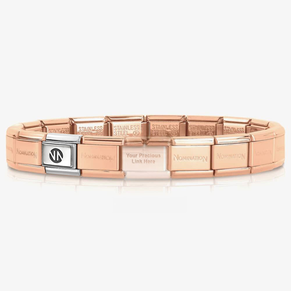 Nomination Rose Gold Charm Bracelet