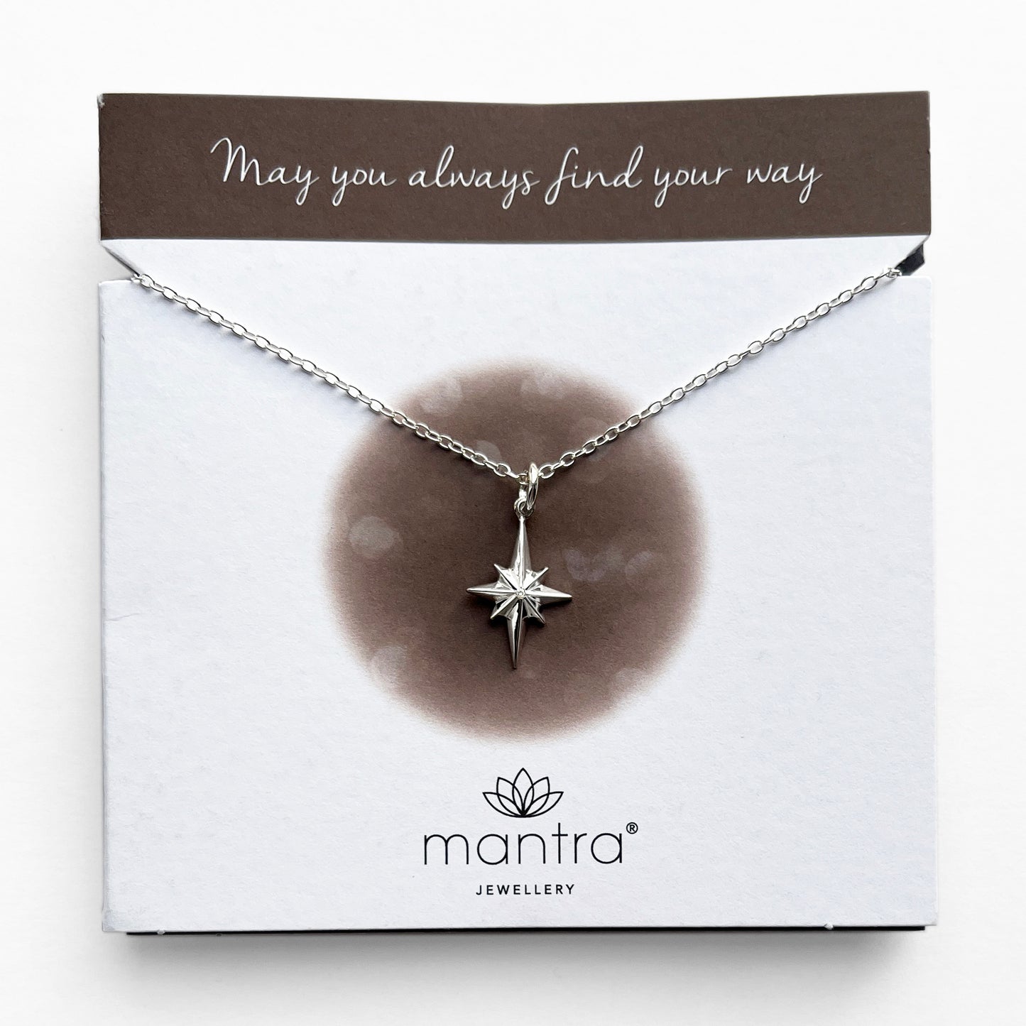 North Star Necklace in Sterling Silver