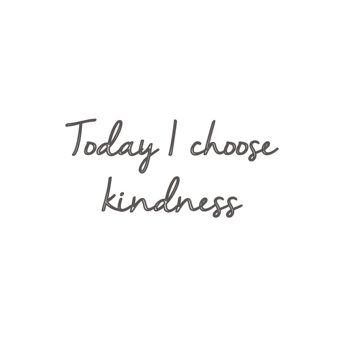 Be Kind Disc Necklace in Sterling Silver