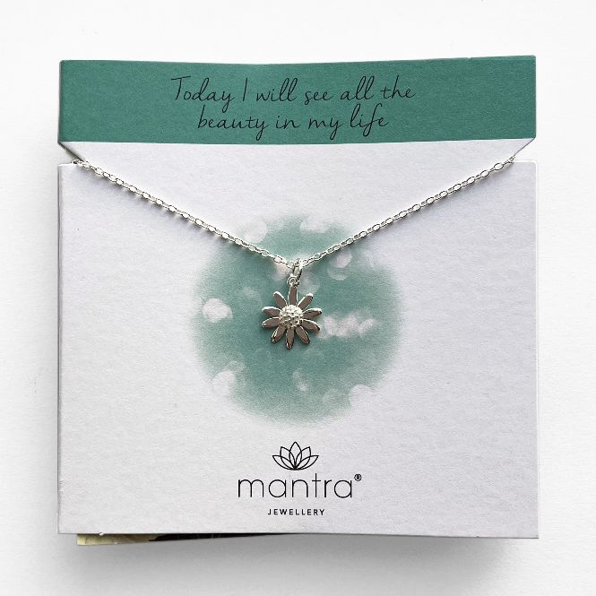 Daisy Necklace in Sterling Silver
