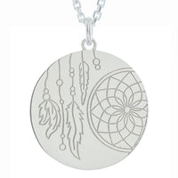 Dreamcatcher myMantra Necklace in Sterling Silver, 80cm