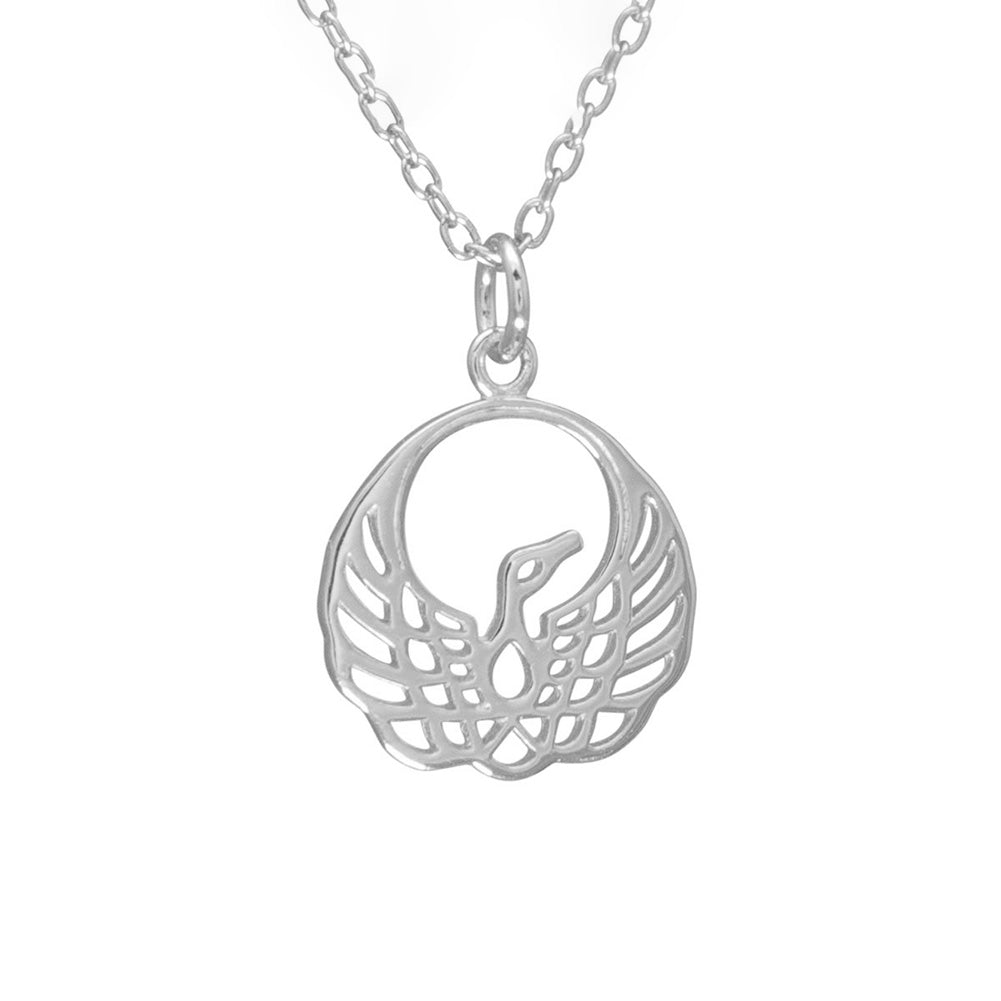 Mantra Jewellery Phoenix Necklace in Sterling Silver