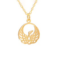 Phoenix Necklace in Gold
