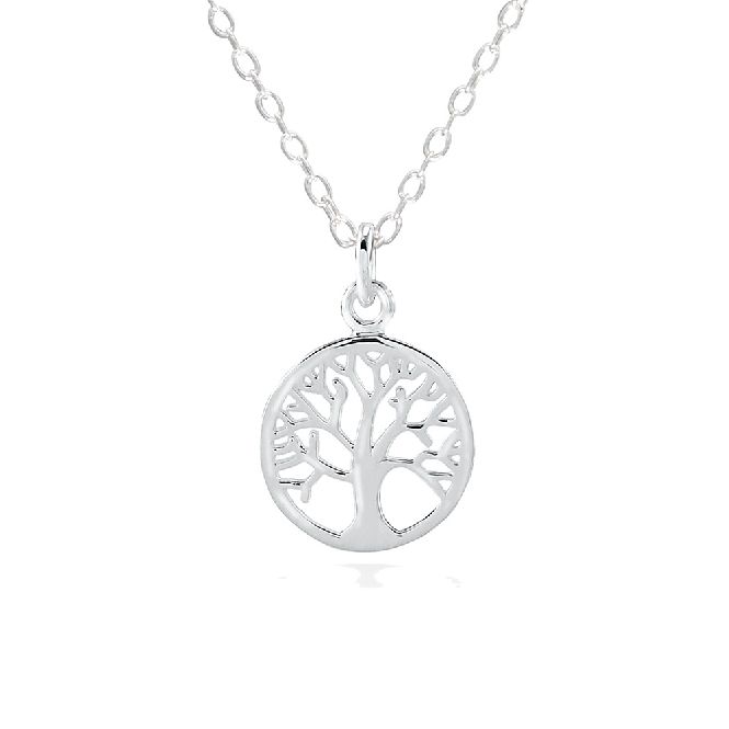 Mantra Jewellery Family Tree Necklace in Sterling Silver